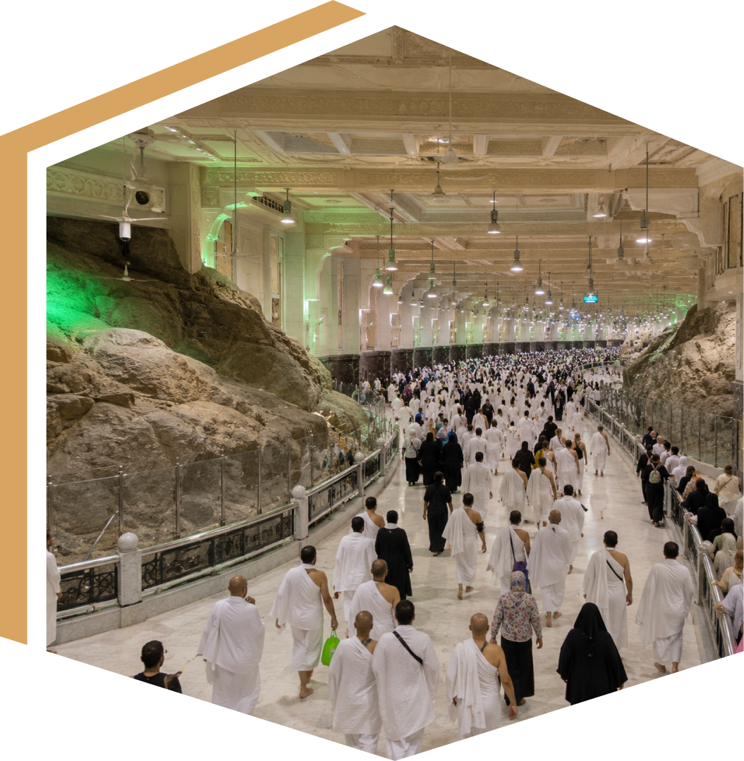 Sa'i between Safa & Marwa